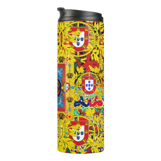 Portugiesische Volkskunst Thermosbecher (Nach rechts gedreht)