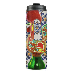 Portugiesische Volkskunst Thermosbecher