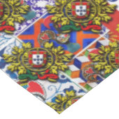 Portugiesische Volkskunst Tischdecke (Schrägansicht)
