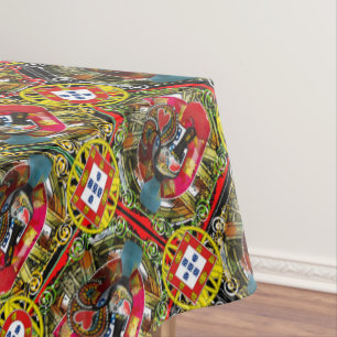Portugiesische Volkskunst Tischdecke