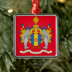Portugiesische Volksmusik auf Madeira Ornament Aus Metall