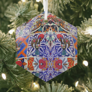 Portugiesische Volksmusik Ornament Aus Glas