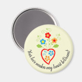 Portugiesische Volksromantik Magnet (Vorderseite/Rückseite)