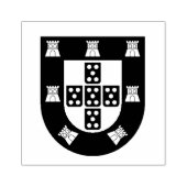 Portugiesische Wappen Kautschuk Briefmarke Gummistempel (Prägung)
