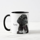 Portugiesische Wasser-Hundewelpen-Tasse Tasse (Links)