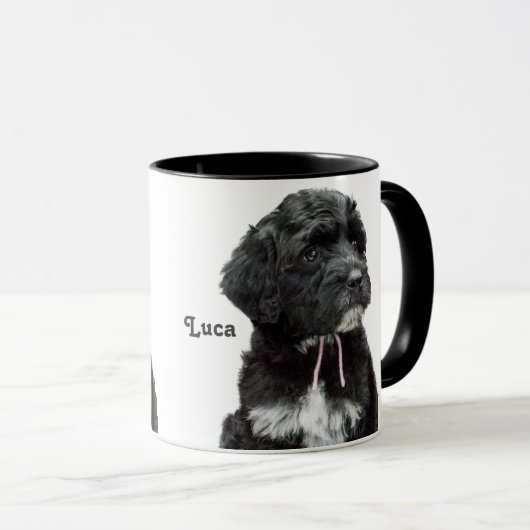 Portugiesische Wasser-Hundewelpen-Tasse Tasse (VorderseiteRechts)