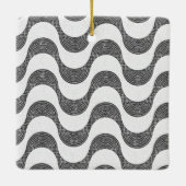 Portugiesische Wellen Kopfstein Erster Urlaub Keramikornament (Rückseite)