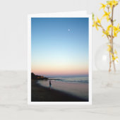 Portugiesischer Abend Sunset Karte (Gelbe Blume)