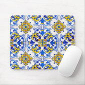 Portugiesischer Azulejo Tile Mosaic Computer Mousepad (Mit Mouse)