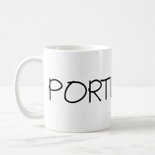 portugiesischer Becher Kaffeetasse (Links)