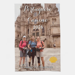 Portugiesischer Camino 2026 Geschirrtuch