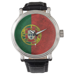 Portugiesischer Effekt auf das Alter von Stahl Armbanduhr