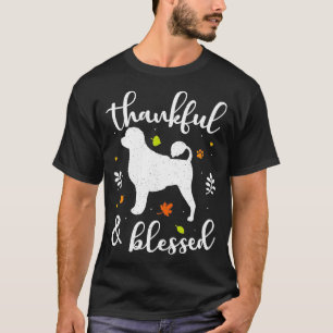 Portugiesischer Erntedank Dog dankbar gesegnet T-Shirt