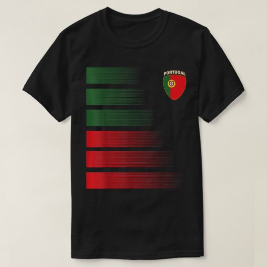Portugiesischer Fußball Jersey Portugal Fußball Po T-Shirt (Design vorne)