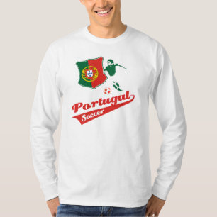 Portugiesischer Fußballentwurf T-Shirt