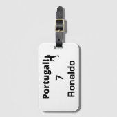 Portugiesischer Fußballspieler anpassbar Gepäckanhänger (Vorderseite Vertikal)