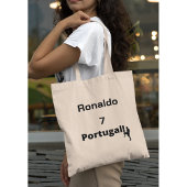 Portugiesischer Fußballspieler anpassbar Tragetasche