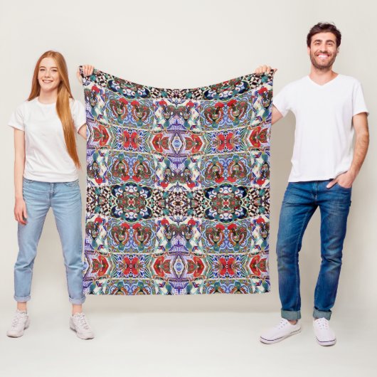 Portugiesischer Galo de Barcelos Fleecedecke (Beispiel)