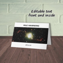 Portugiesischer Geburtstag Ihre Text-Astronomie-Ka