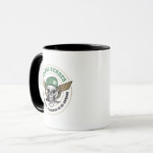 Portugiesischer Grüner Beret Skull Paratrooper Tasse (Vorderseite Links)
