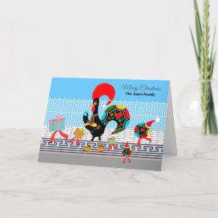 Portugiesischer Hahn Geschenke und Nippes Umzug Karte