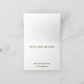 Portugiesischer Happy Birthday Karte (Innenseite)