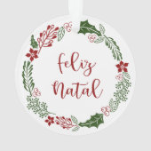 Portugiesischer Heiligabend, Feliz Natal Ornament (Rückseite)