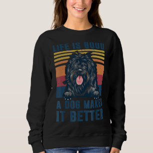 Portugiesischer Hund Vater Mama Männer Frauen Sweatshirt