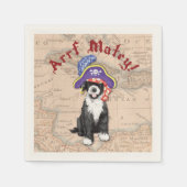 Portugiesischer Hundepirat Serviette (Vorderseite)