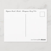 Portugiesischer Mann im Krieg #2 Postkarte (Rückseite)
