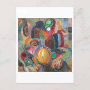 portugiesischer Markt   Sonia Delaunay-Terk   Postkarte