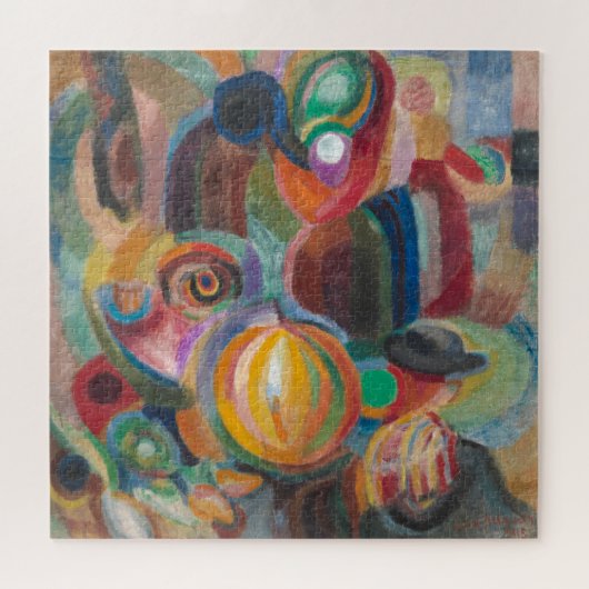 portugiesischer Markt | Sonia Delaunay-Terk | Puzzle (Horizontal)