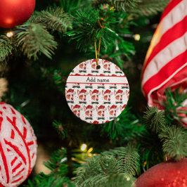 Portugiesischer Podengo Dog Breed Christmas Stars Keramik Ornament