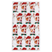 Portugiesischer Podengo Dog Breed Christmas Stars Kleine Geschenktüte (Vorderseite)
