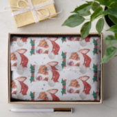 Portugiesischer Podengo Dog Breed Christmas Stars Seidenpapier (Geschenk)