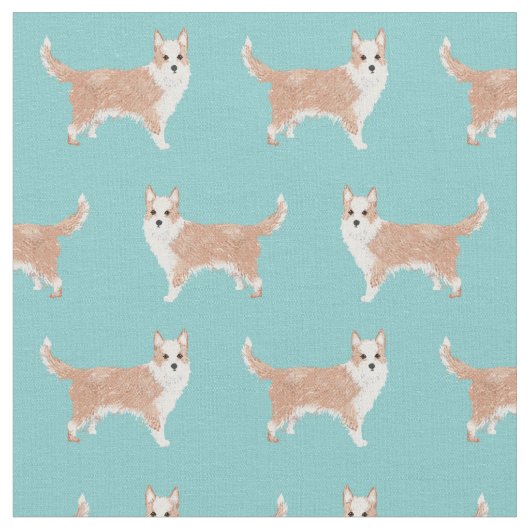 Portugiesischer Podengo pequeno Hund einfach hellb Stoff (Nahaufnahme)