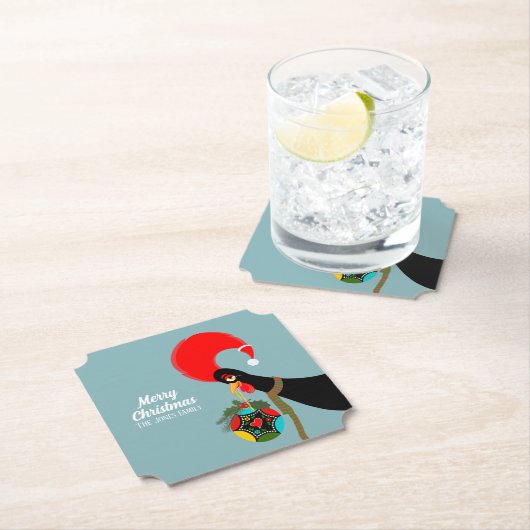 Portugiesischer Rooster und heilige Weihnachtsbaub Untersetzer (Vor Ort)