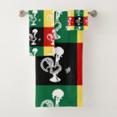 Portugiesischer Rooster von Barcelos farbenprächti Badhandtuch Set (Insitu)