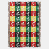 Portugiesischer Rooster von Barcelos farbenprächti Decke (Vorderseite Vertikal)