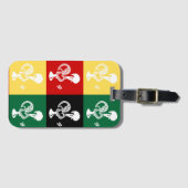 Portugiesischer Rooster von Barcelos farbenprächti Gepäckanhänger (Vorderseite (Horizontal))