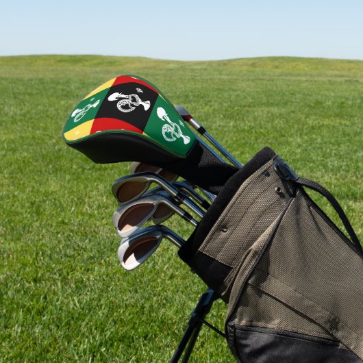 Portugiesischer Rooster von Barcelos farbenprächti Golf Headcover (In SItu)