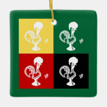 Portugiesischer Rooster von Barcelos farbenprächti