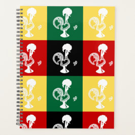 Portugiesischer Rooster von Barcelos farbenprächti Planer