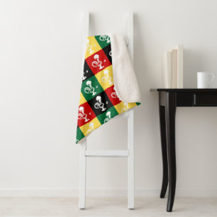 Portugiesischer Rooster von Barcelos farbenprächti Sherpadecke