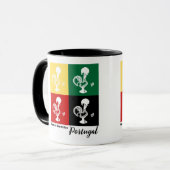 Portugiesischer Rooster von Barcelos farbenprächti Tasse (Vorderseite Links)