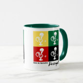Portugiesischer Rooster von Barcelos farbenprächti Tasse (VorderseiteRechts)