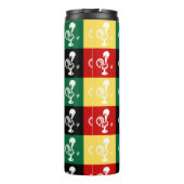 Portugiesischer Rooster von Barcelos farbenprächti Thermosbecher (Rückseite)