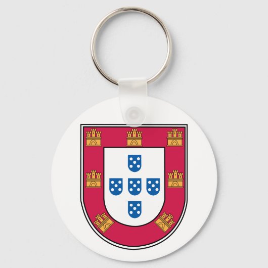 Portugiesischer Schild Schlüsselanhänger (Vorderseite)