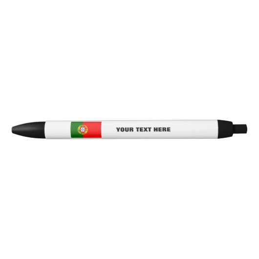 Portugiesischer Stift mit eigenem Werbetext (Vorderseite)