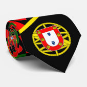 Portugiesischer Stolz über die Flagge Portugals Krawatte (Gerollt)